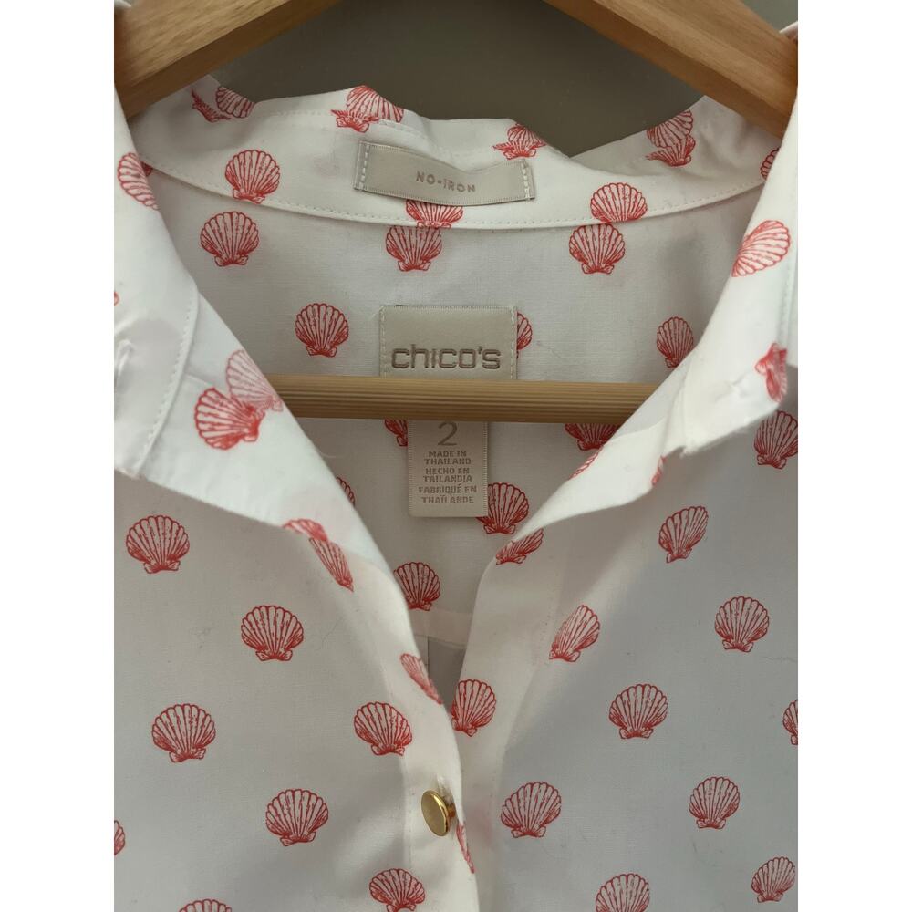 Chicos Non-Iron Shell Button Up - Picture 4 of 4